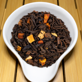 Schwarzteemischung Apfel - Orange - Zimt